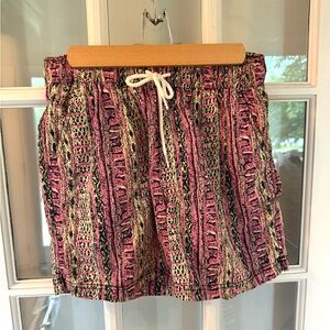 Urban Outfitters Pink and Green Cargo Shorts